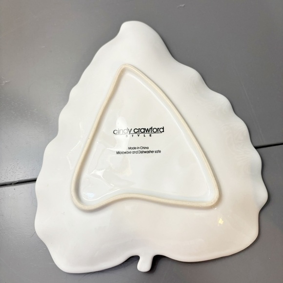 CINDY CRAWFORD STYLE 9” FAUNA Salad Dessert Plate White Replacement - Picture 4 of 5